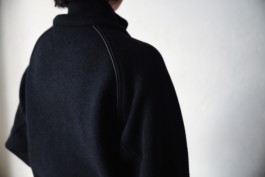 Nahyat Knit Track Jacket / charcoal graystein